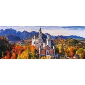 Puzzle panorama Castel Neuschwanstein 1000 piese design nou